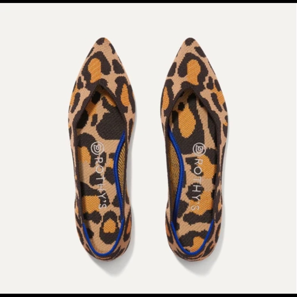 Rothy’s Big Cat The Point 9.5 leopard